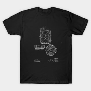 pool table pocket Vintage Patent Drawing T-Shirt